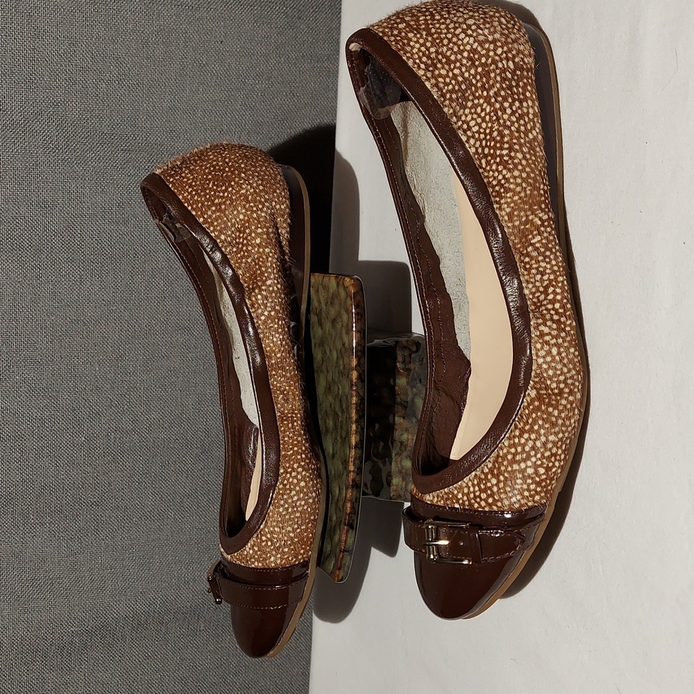 Cole Haan Nike Air Calf hair ballet flats SZ 8 - Picture 3 of 6